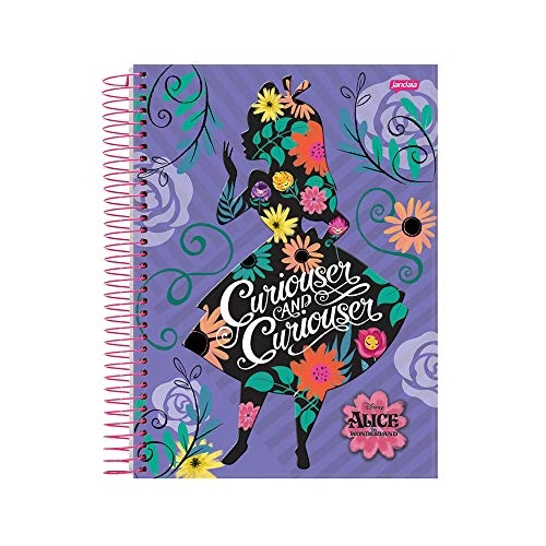 Me Caderno Cd Alice Esp 1/4 96fls
