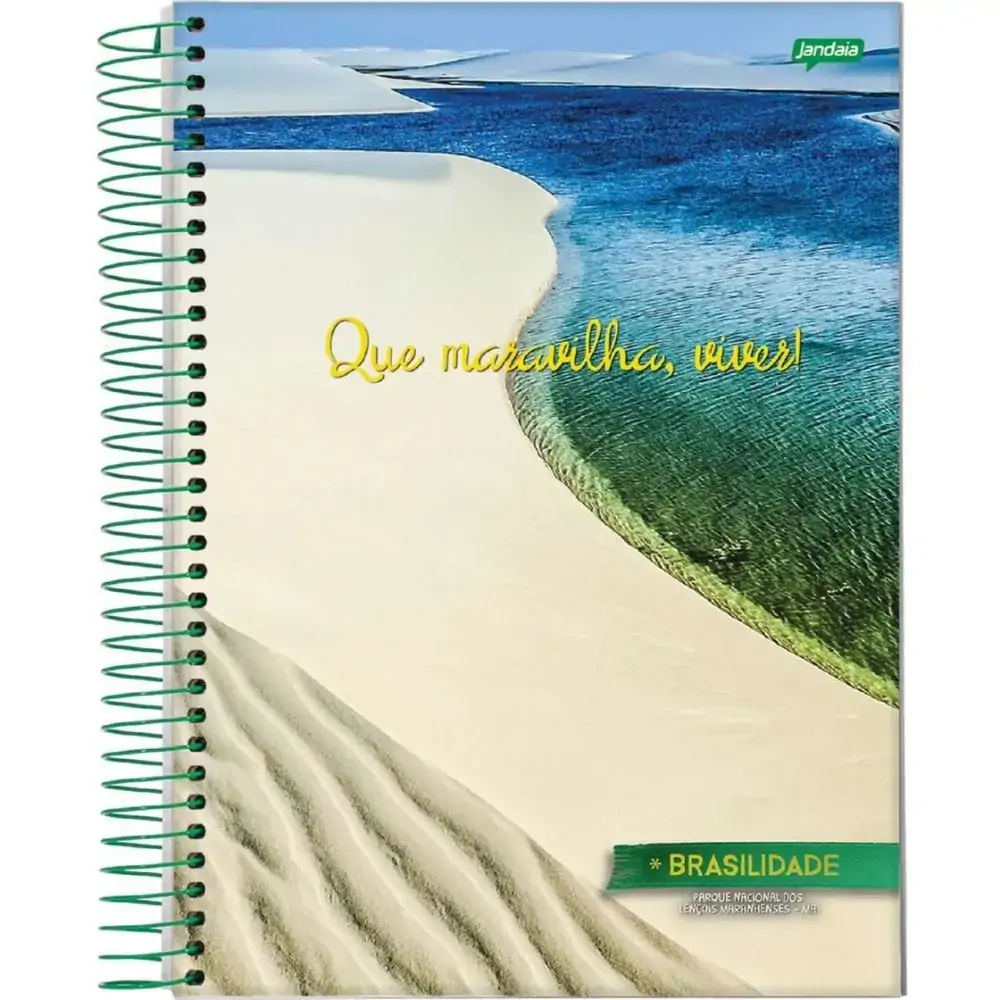 Caderno 1/4 Brasilidade 96 Folhas Arc
