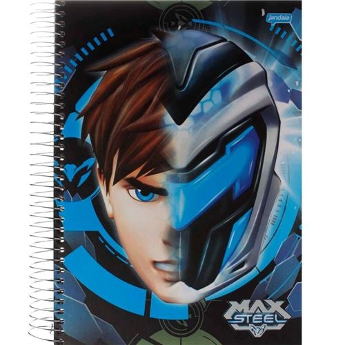 Caderno Universitario Max Steel 96 Folhas 599g Jandaia