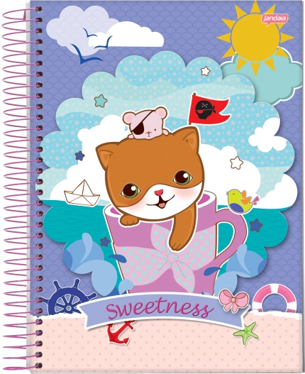 Caderno Espiral Universitario Sweetness 970g Jandaia