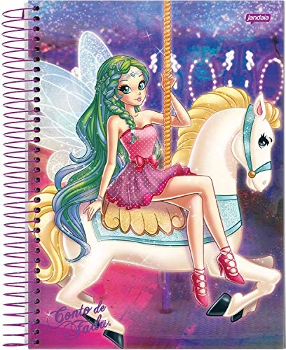 Caderno Jandaia Conto De Fadas 96fl