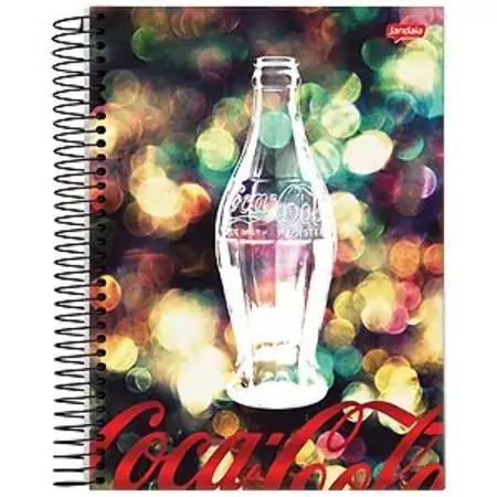 Universitário Espiral Dura Jandaia Coca Cola 1 Matérias 96 Folhas