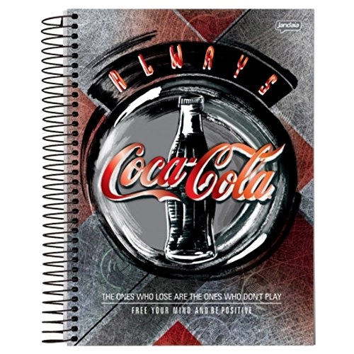Cadernos Coca Cola Espiral 96 Fl Jandaia