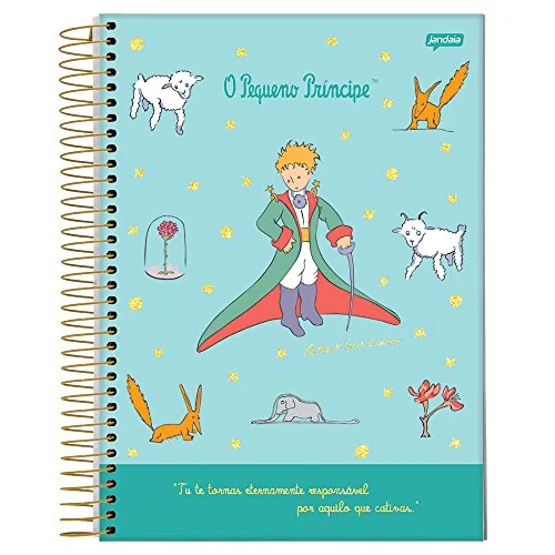 Caderno C.dura Jandaia O Pequeno Principe 10mat.200fl Un