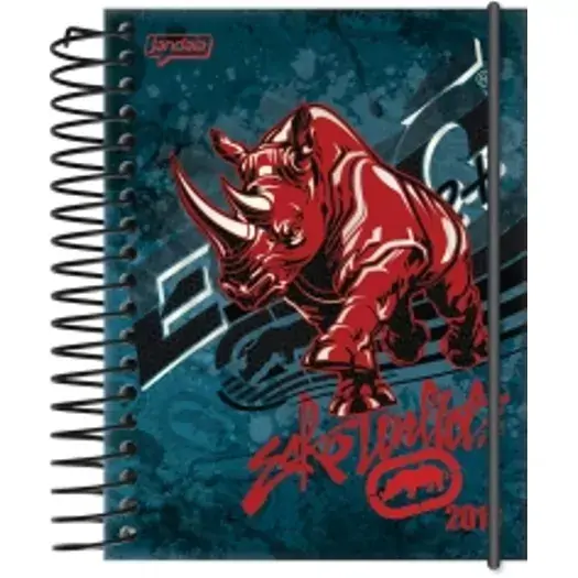 Caderno Universitário Espiral Ecko Unltd 200 Folhas 929g Jandaia