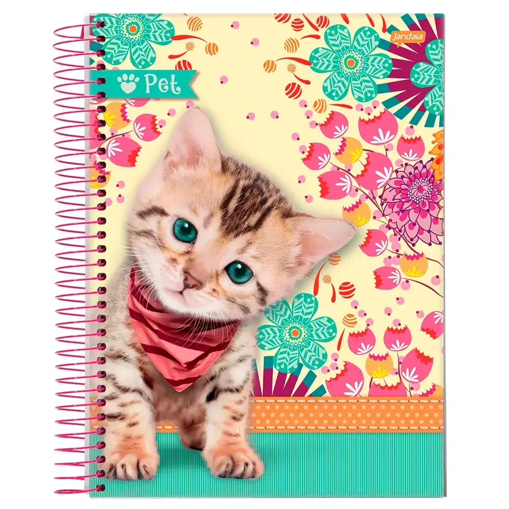 Caderno Universitario Pet 96 Folhas 470g Jandaia