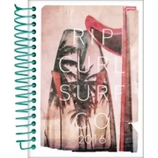 Agenda Rip Curl Girl Diaria 352 Paginas 400g Jandaia
