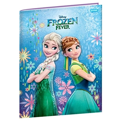 Caderno Frozen Brochura Jandaia Cd 1/4 96fls