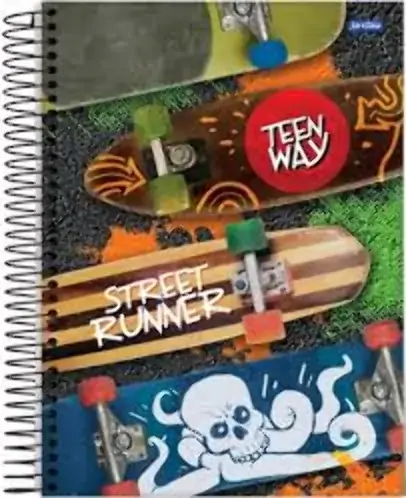 Caderno Espiral Universitario 15x1teen Way 300 Folhas 1151g Jandaia