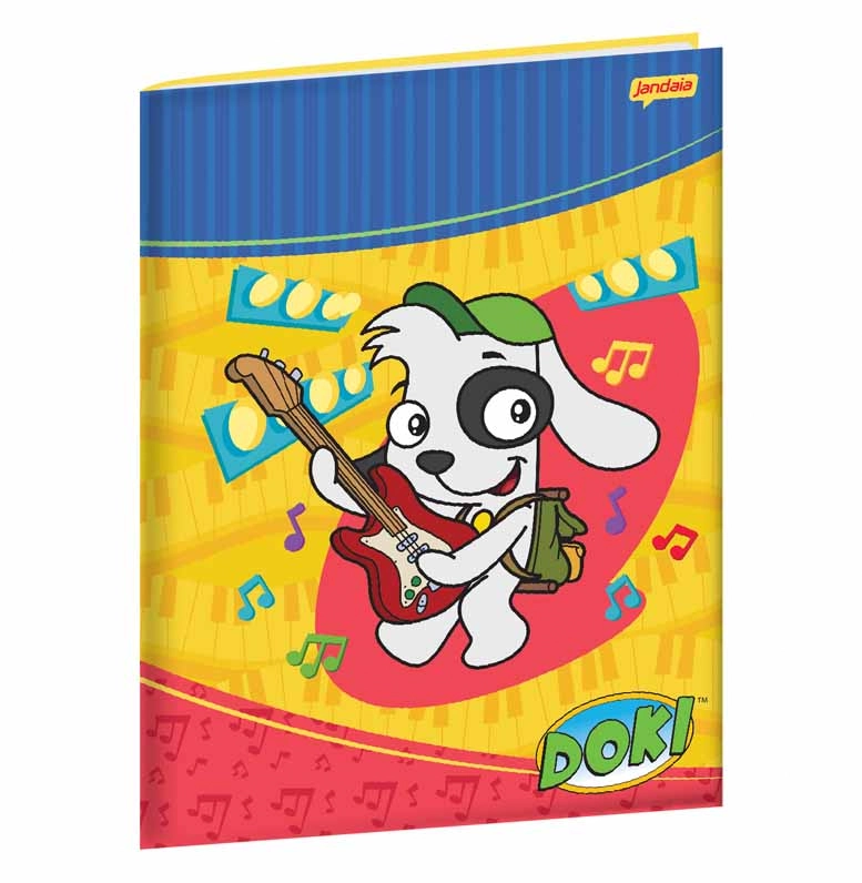 Caderno Brochura Doki 1/4 96 Folhas 218g Jandaia