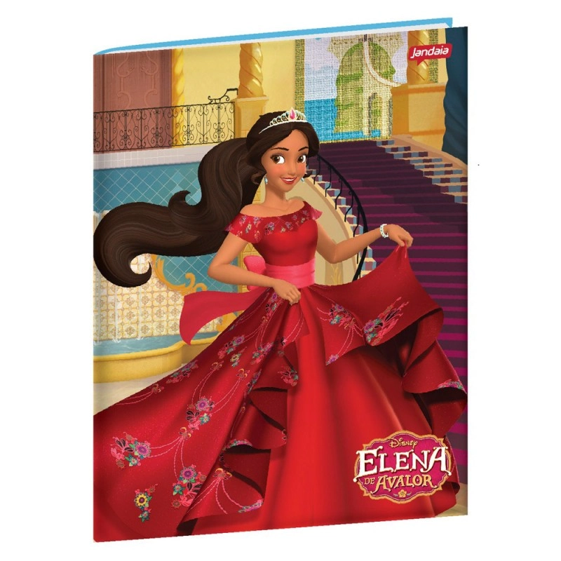 Caderno Brochura 1/4 Elena De Avalor 96 Folhas 109g Jandaia