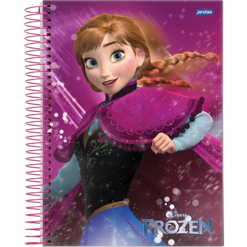 Caderno Brochura 1/4 Frozen 96 Folhas 109g Jandaia