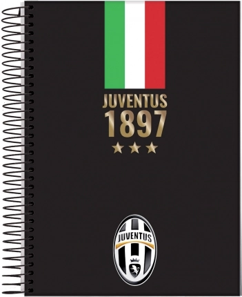 Caderno Espiral Universitario 15x1 Juventus 300 Folhas 1151g Jandaia