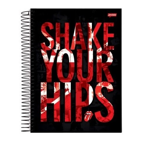 Caderno Espiral Universitario Rolling Stones 200 Folhas 832g Jandaia