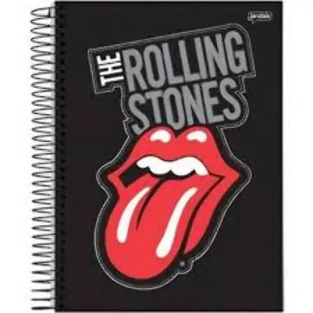 Caderno Espiral Universitario Rolling Stones 400 Folhas 1489g Jandaia