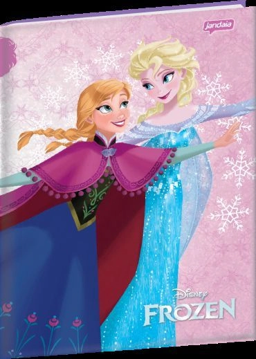 Caderno Brochura Frozen 1/4 96 Folhas 218g Jandaia
