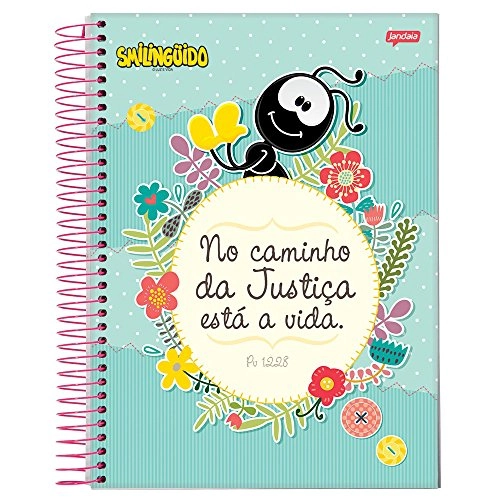 Caderno Jandaia Esp.univ.1x1 96fls Smilinguido