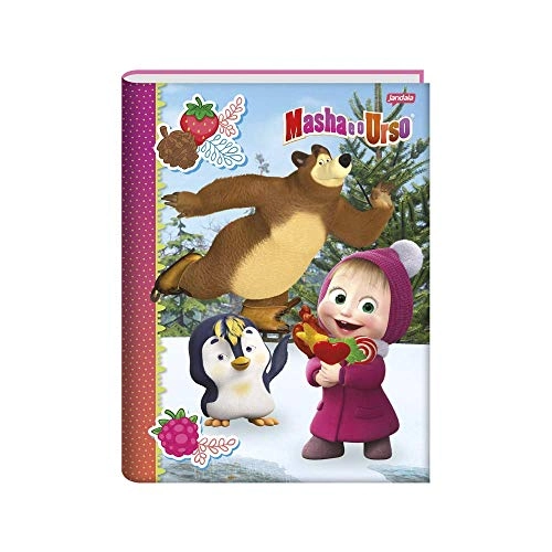 Caderno Jandaia 1/4 Cost Masha E O Urso