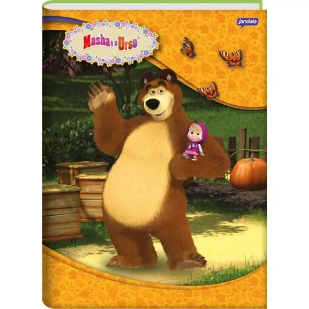 Caderno Brochurao Jandaia Masha E O Urso 96fl Un