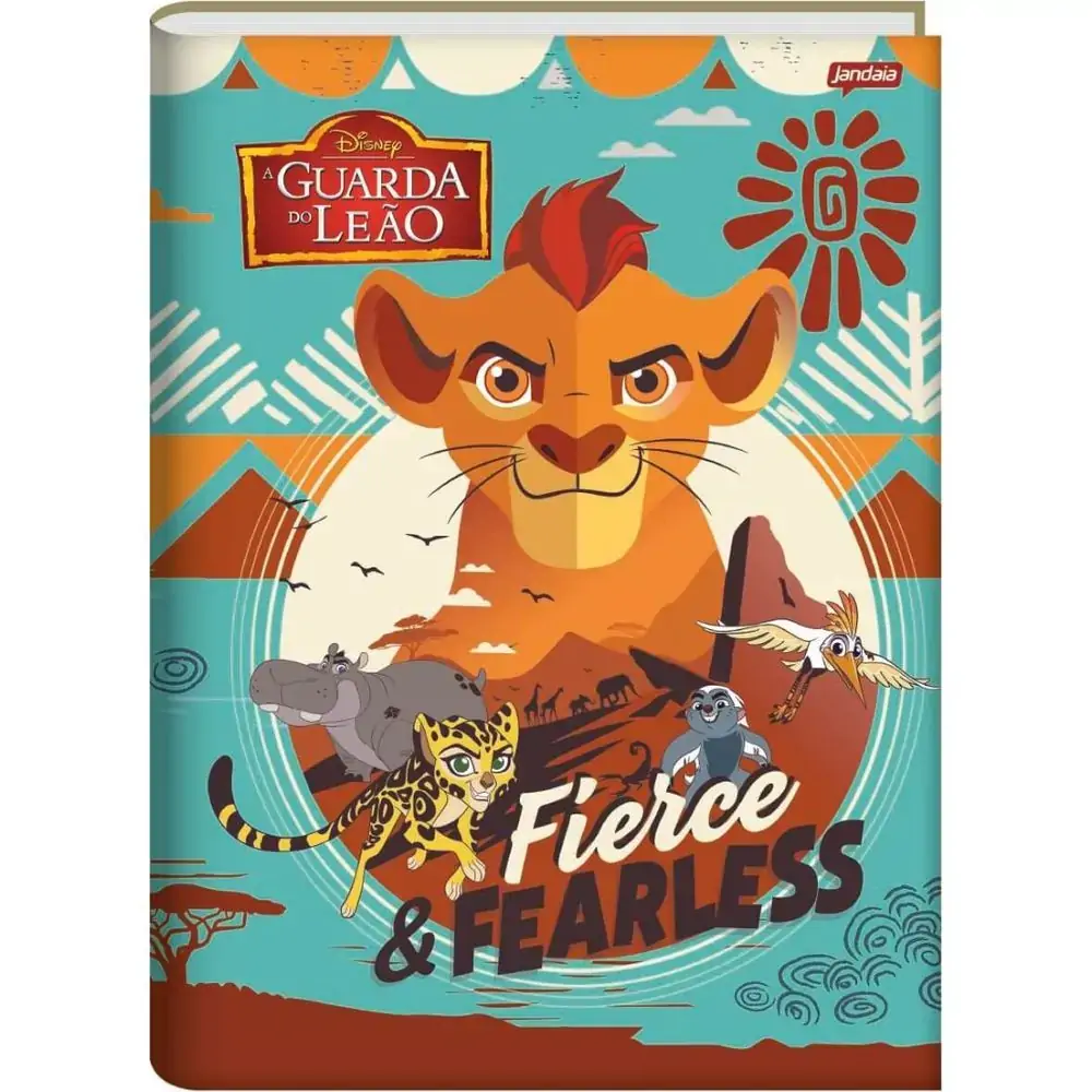 Caderno Jandaia Brochura C/d 96fl A Guarda Leao