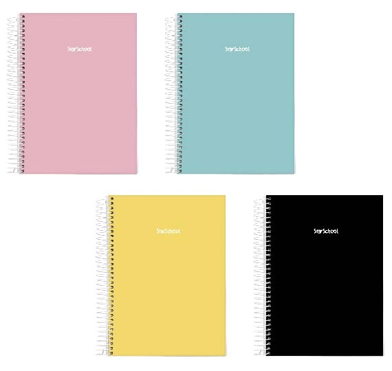 Caderno Espiral Capa Lisa 80f