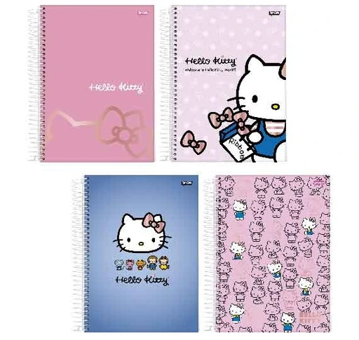 Caderno Univ. Hello Kitty Jand. 10m 160f