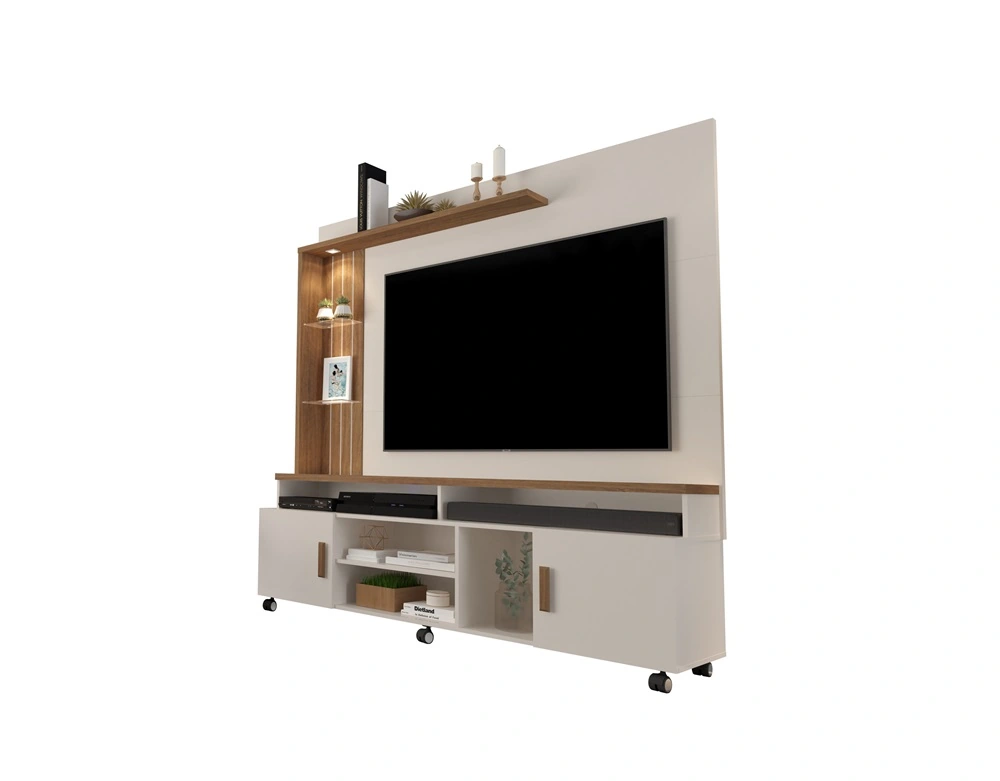 Home Ocean 1.8 Off White/canela - Carmolar Móveis