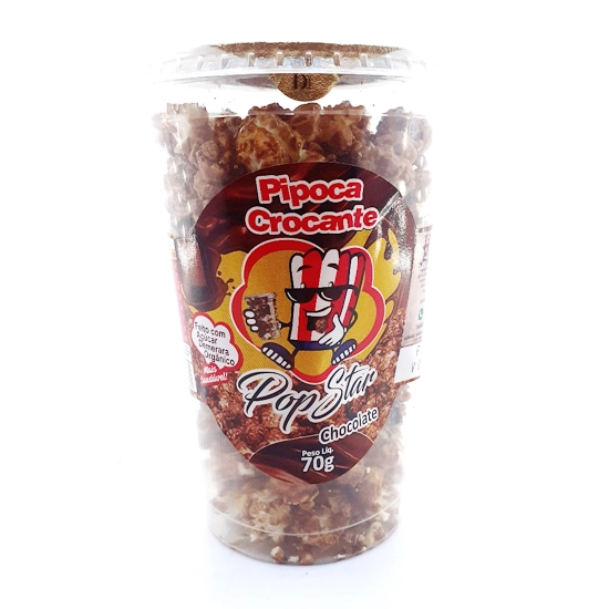 Pipoca Doce Caramelizada Chocolate 70g
