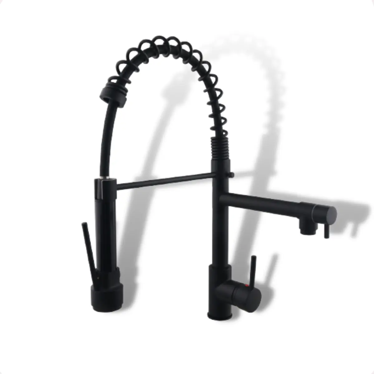 Torneira Cozinha Gourmet Monocomando Preto Fosco Black 50cm luxo