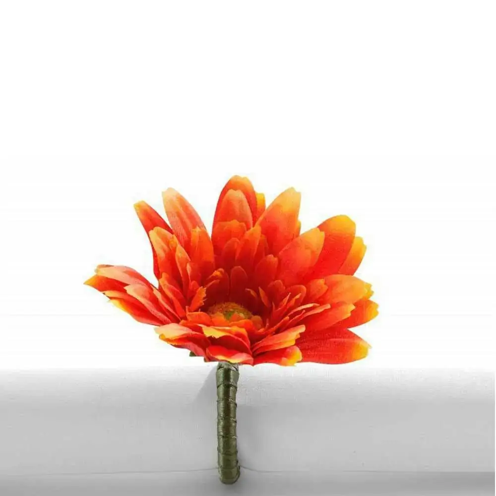 Argola P/guardanapo C Cia Primavera Gerbera Laranj