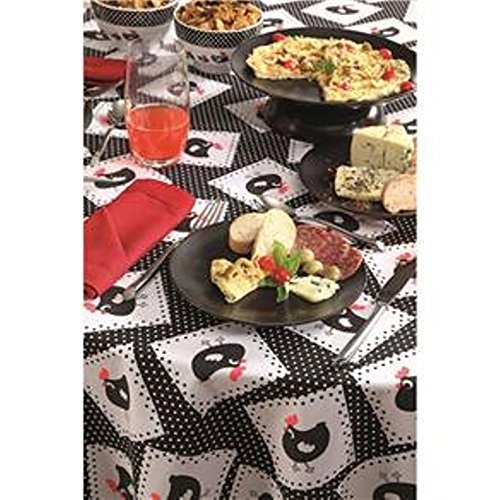 Toalha De Mesa C Cia 1,56x1,56 S.c.allegro Galinha