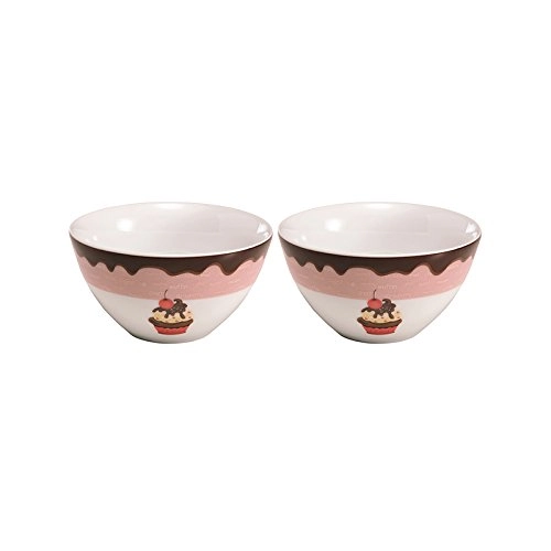 Kit C/2 Bowls C Cia Cranberry Cupcake
