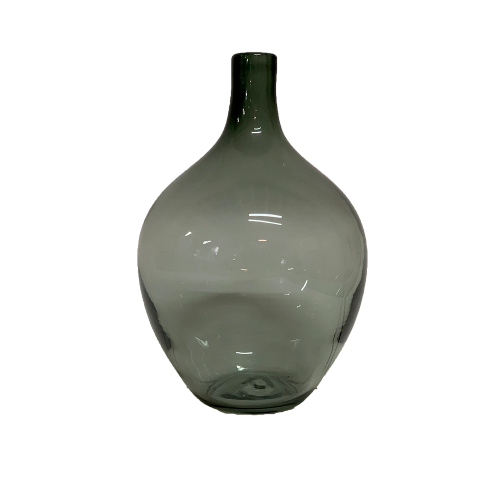 Garrafao Vidro Kate Fume 28cm Sh22 G25 Mcd