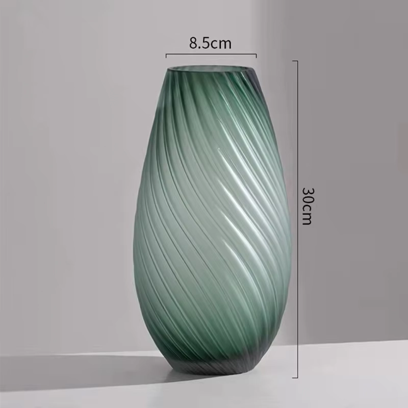 Vaso Vidro Lais Verde 30.5cm 30ng Fgr Mcd