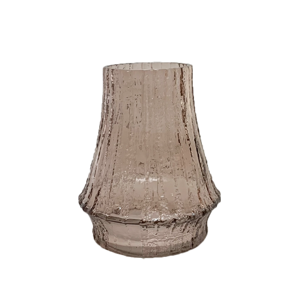 Vaso Vidro Thais Rose 23cm E2123 Pk Mcd
