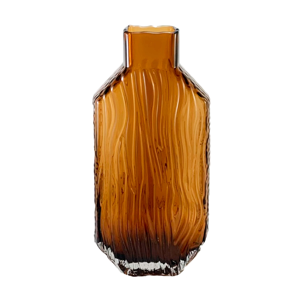 Vaso Vidro Diana Ambar 30cm Hy2020 72 Br Mcd