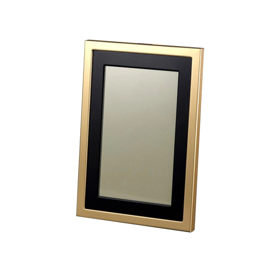 Porta Retrato Dourado Preto 20x25cm 20 362 Mcd