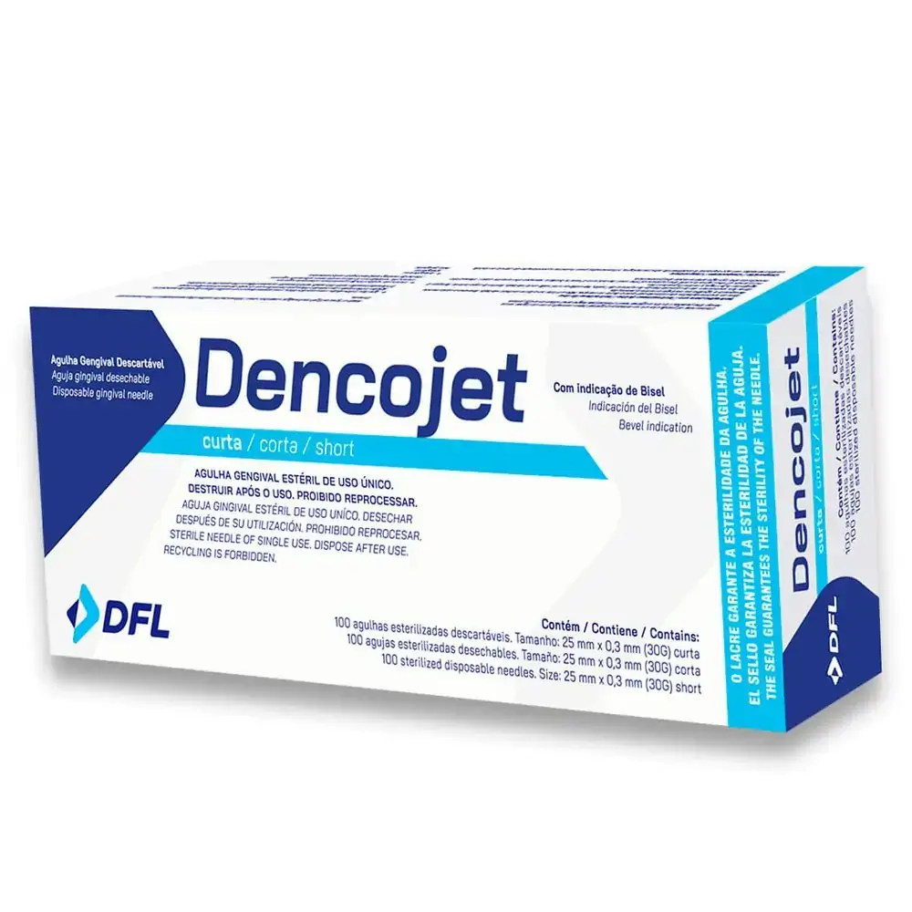 Agulha Gengival Dencojet - DFL - 30g (Cód. 26.1393)