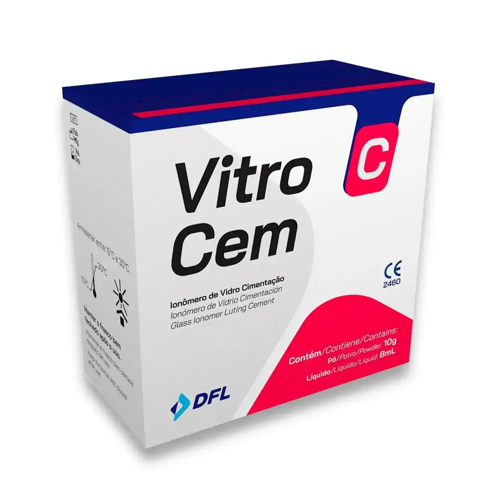 Ionômero de Vidro Para Cimentação Vitro Cem Validade 08/23 - DFL - 25.5856