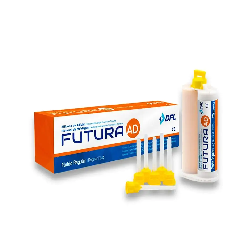 Silicone De Adição Futura AD Fluído Regular 75g Base + Catalisador + Pontas - Nova Dfl