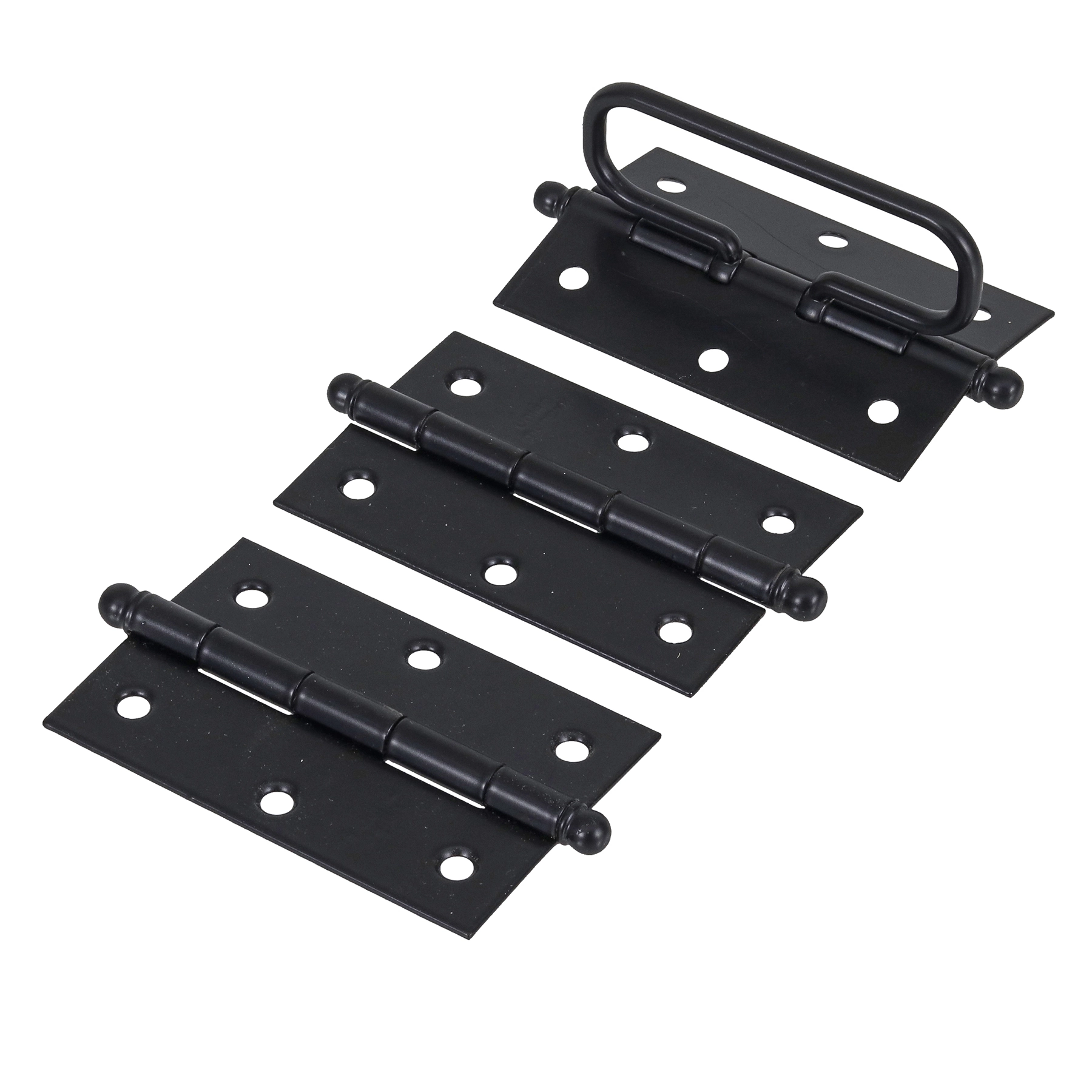 Dobradiça para Porta em Aço Preto União Mundial