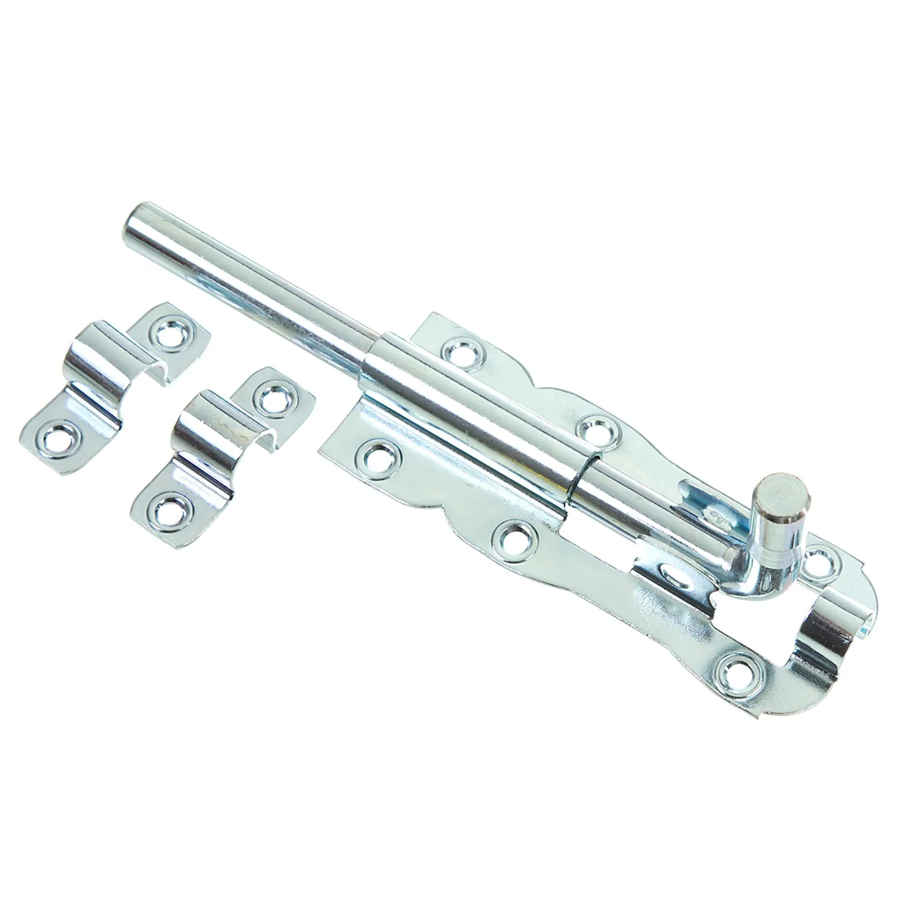 Trinco para Porta Aço 50mm Ferrolho Redondo