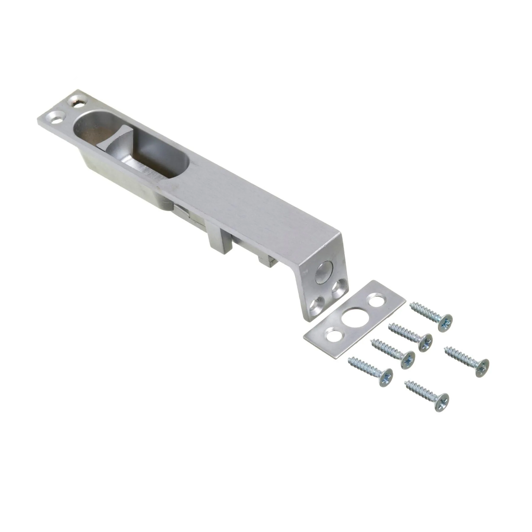 Trava Embutir Zamac Cromado Acetinado 120x25mm 1 peça