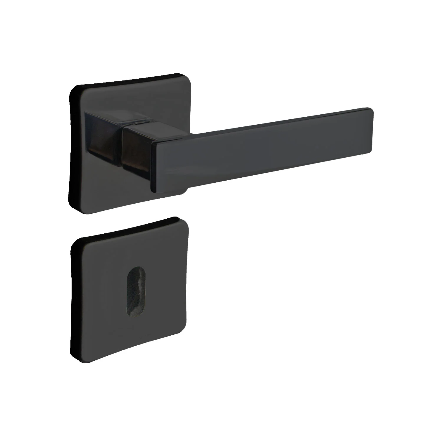 Fechadura União Mundial Topazio Interna Preta 40mm