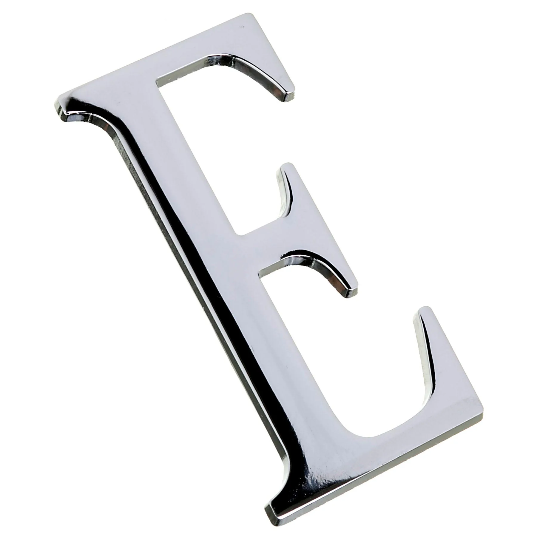 Letra Residencial "E" 13cm Zamac Prata