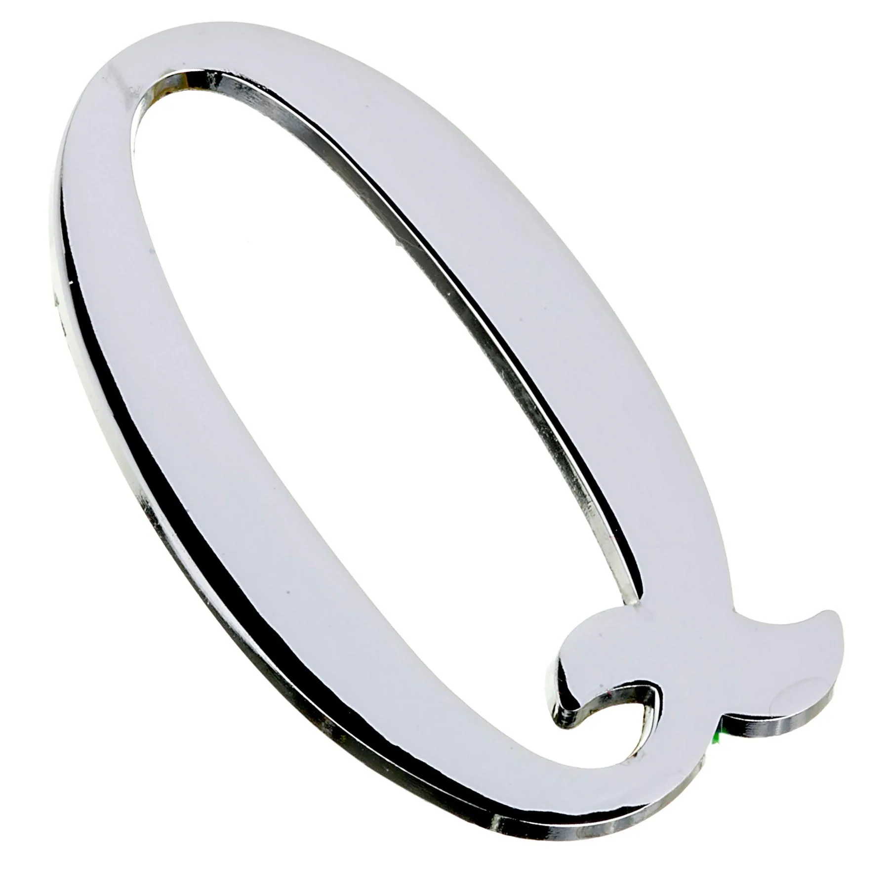 Letra Residencial "Q" 13cm Zamac Prata