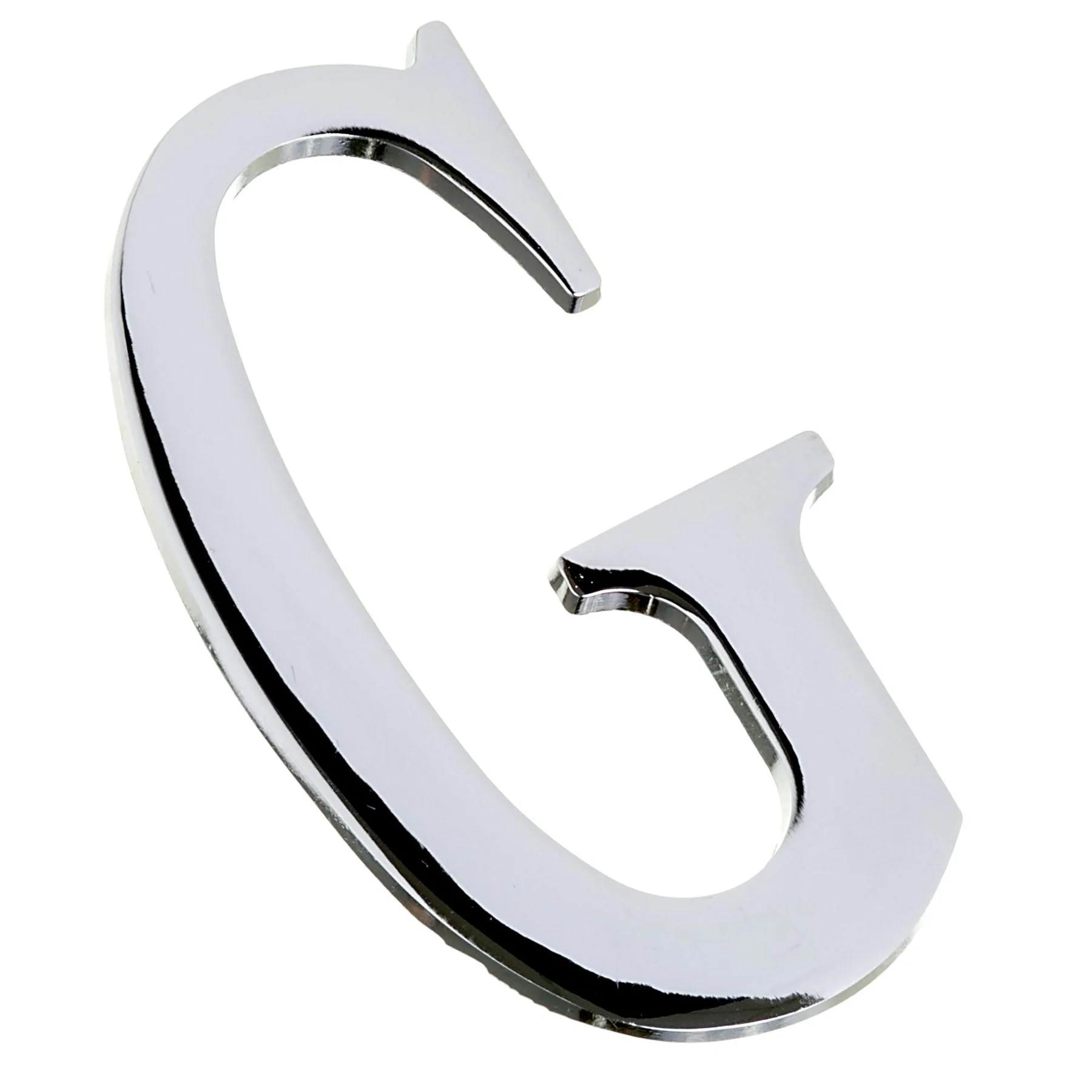 Letra Residencial "G" 13cm Zamac Prata