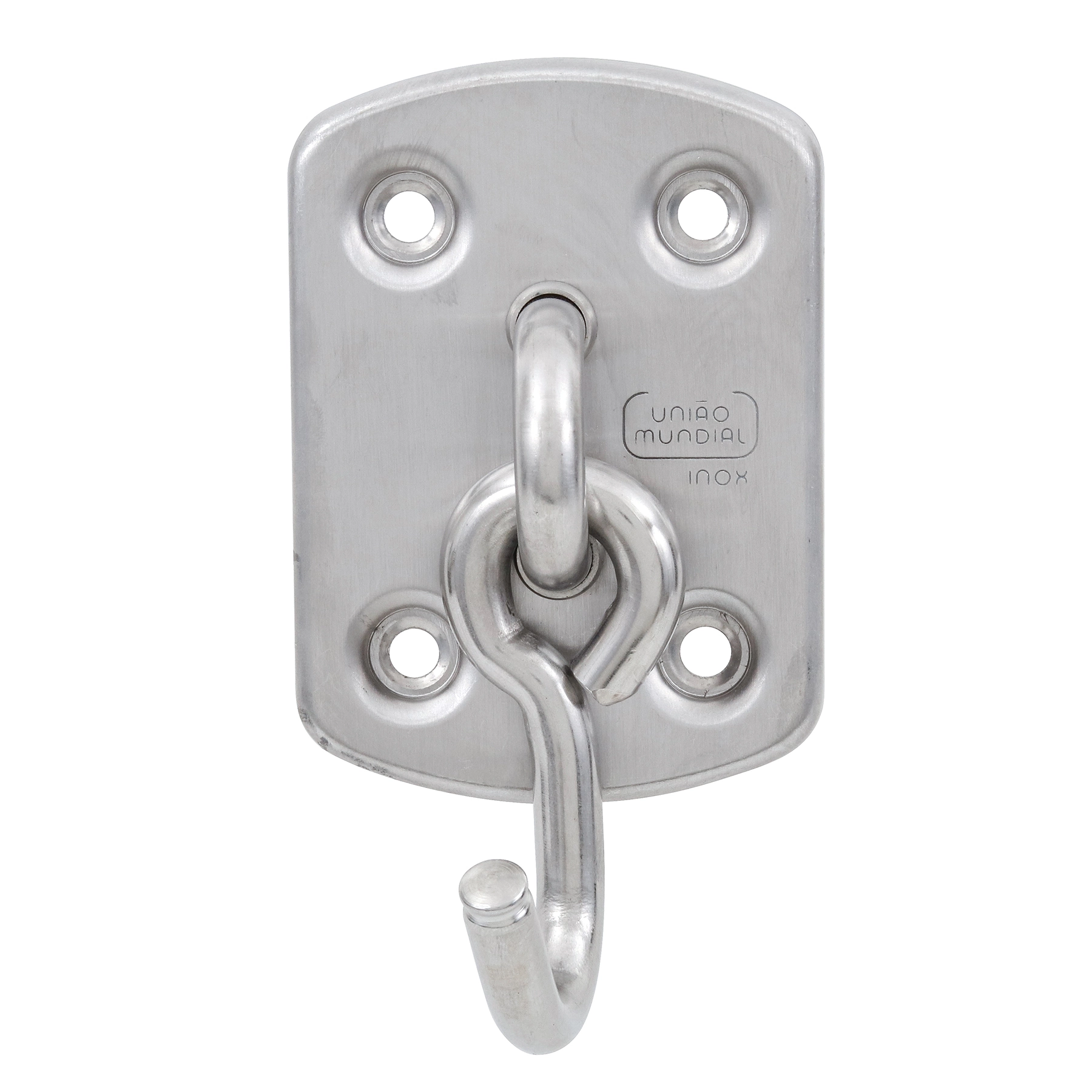 Gancho de Rede 150kg de Parafusar Inox Escovado 1 peça