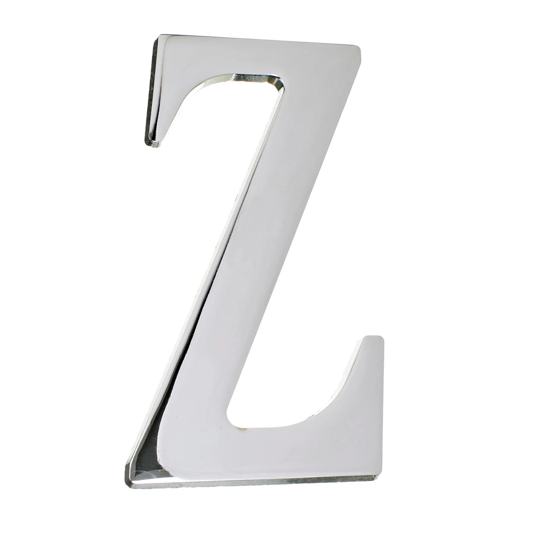 Letra Residencial "Z" 13cm Zamac Prata
