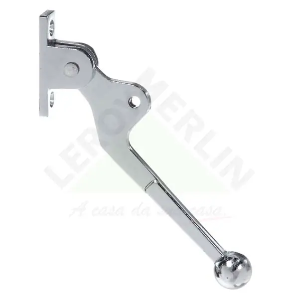 Alavanca para Janela Basculante Bola Zamac Galvanizado 140x30mm 1 peça
